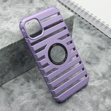 Zastitna futrola LINES LOGO CUT - iPhone 11 (6.1) ljubicasta (MS).