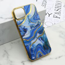 Zastitna futrola MARBLE - iPhone 15 Plus plava (MS).