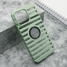 Zastitna futrola LINES LOGO CUT - iPhone 15 Pro Max (6.7) mint (MS).