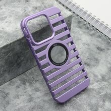 Zastitna futrola LINES LOGO CUT - iPhone 15 Pro (6.1) ljubicasta (MS).