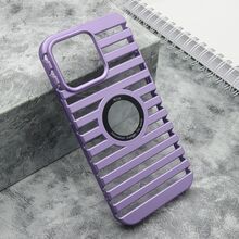 Zastitna futrola LINES LOGO CUT - iPhone 15 Pro Max (6.7) ljubicasta (MS).