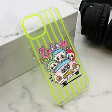 Zastitna futrola print PARTY - iPhone 13 (6.1) zuta LBB004 (MS).