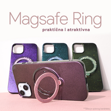 Zastitna futrola Magsafe Ring - iPhone 14 roze.