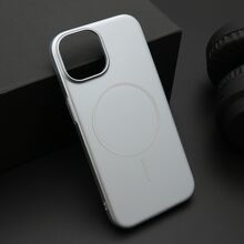 Zastitna futrola PURE mat MagSafe - iPhone 15 srebrna (MS).