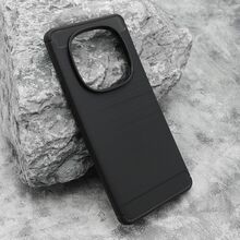 Zastitna silikonska futrola BRUSHED - Xiaomi Redmi Note 14 Pro 4G crna (MS).