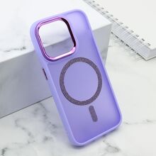 Zastitna futrola SHINING MAGSAFE - iPhone 15 Pro (6.1) ljubicasta (MS).