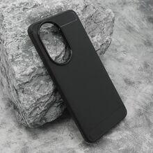 Zastitna silikonska futrola BRUSHED - Huawei Honor 200 crna (MS).