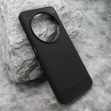 Zastitna silikonska futrola BRUSHED - Xiaomi Redmi 14C/Redmi A4 crna (MS).