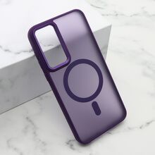 Zastitna futrola SILKY MAGSAFE II - Samsung A556 Galaxy A55 5G ljubicasta (MS).