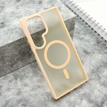 Zastitna futrola SILKY MAGSAFE mat - Samsung S928 Galaxy S24 Ultra 5G roze (MS).