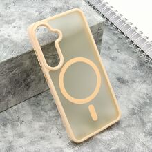 Zastitna futrola SILKY MAGSAFE mat - Samsung S921 Galaxy S24 5G roze (MS).