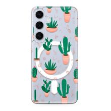 Zastitna futrola silikonska print MagSafe - Samsung S921 Galaxy S24 5G cactus (MS).