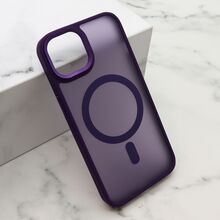 Zastitna futrola SILKY MAGSAFE II - iPhone 15 ljubicasta (MS).