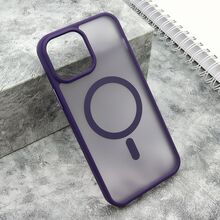 Zastitna futrola SILKY MAGSAFE mat - iPhone 14 Pro Max (6.7) ljubicasta (MS).