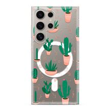 Zastitna futrola silikonska print MagSafe - Samsung S928 Galaxy S24 Ultra 5G cactus (MS).