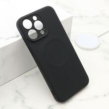 Zastitna futrola VELVET TOUCH MagSafe - iPhone 15 Pro Max (6.7) crna (MS).