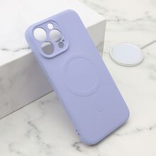 Zastitna futrola VELVET TOUCH MagSafe - iPhone 15 Pro Max (6.7) ljubicasta (MS).