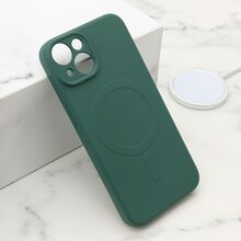 Zastitna futrola VELVET TOUCH MagSafe - iPhone 14 (6.1) tamno zelena (MS).