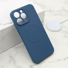 Zastitna futrola VELVET TOUCH MagSafe - iPhone 15 Pro Max (6.7) plava (MS).