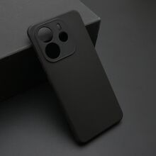 KOLOR silikonska futrola skin (ultra tanka) - Xiaomi Redmi Note 14 4G (Global) crna (MS).
