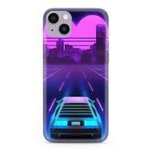 PRINT CLEAR silikonska futrola skin (ultra tanka) NEON WAVE - iPhone 14 Plus (6.7) NW02 (MS).