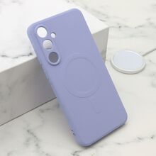 Zastitna futrola VELVET TOUCH MagSafe - Samsung A556 Galaxy A55 5G ljubicasta (MS).