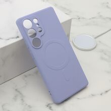 Zastitna futrola VELVET TOUCH MagSafe - Samsung S938 Galaxy S25 Ultra 5G ljubicasta (MS).