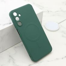 Zastitna futrola VELVET TOUCH MagSafe - Samsung A156 Galaxy A15 5G tamno zelena (MS).