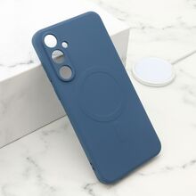 Zastitna futrola VELVET TOUCH MagSafe - Samsung A556 Galaxy A55 5G plava (MS).