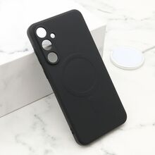 Zastitna futrola VELVET TOUCH MagSafe - Samsung A556 Galaxy A55 5G crna (MS).