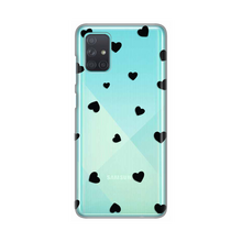 PRINT silikonska futrola skin (ultra tanka) - Samsung A715F Galaxy A71 Hearts.