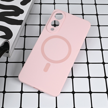 Zastitna futrola Magsafe Pure color - Samsung S937 Galaxy S25 Edge roze.