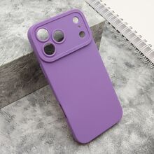 Zastitna silikonska futrola Pro Camera - iPhone 17 Pro Max (6.9) ljubicasta (MS).