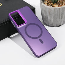 Zastitna futrola Magsafe providna - Samsung A175 Galaxy A17 ljubicasta.