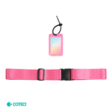 Sigurnosna traka - kofer Coteci roze.