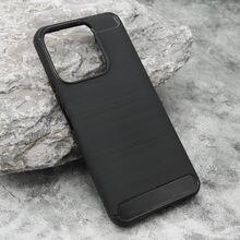 Zastitna silikonska futrola BRUSHED - Huawei Honor X5b crna (MS).