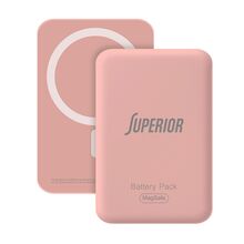 Back Up baterija (univerzalna) MagSafe Superior 15W 5000 mAh roze (MS).