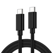 USB data kabl 60W 3A Type c na Type C 2m HQ crni (MS).