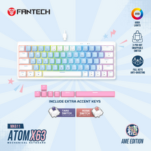 Tastatura Mehanicka Gaming Fantech MK611 Atom x63 AME plava (taro switch).