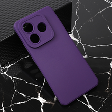 Teracell GIULIETTA silikonska futrola - Xiaomi Redmi Note 14 5G (China) mat tamno ljubicasta.