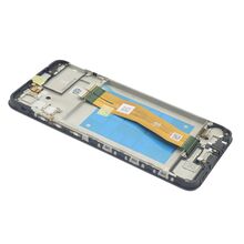 LCD ekran (displej) - Samsung A025 Galaxy A02s + Touch screen + okvir crni (161mm-zuti flet) Full ORG EU (GH81-20181A) (MS).