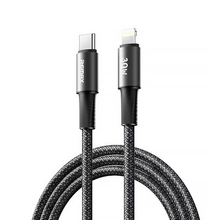 Data kabl REMAX Velocity CB25 Fast charging 30W Type C na iPhone lightning 1.2M crni.