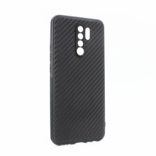 Zastitna futrola Carbon fiber - Xiaomi Redmi 9 crna.