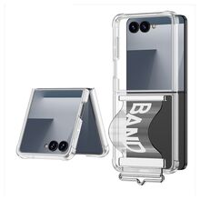 Zastitna futrola providna STRAP - Samsung F751B Galaxy Z Flip 7 5G bela (GKK case) (MS).