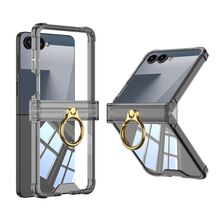 Zastitna futrola RING LINES - Samsung F751B Galaxy Z Flip 7 5G crna (GKK case) (MS).