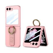 Zastitna futrola STRAP RING CASE - Samsung F741B/F761B Galaxy Z Flip 6 5G/Z Flip 7 FE 5G roze (GKK case) (MS).