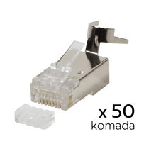 Konektor RJ45 metal CAT 7 50 kom.