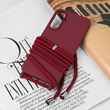 Zastitna futrola Crossbody - Samsung A366 Galaxy A36 5G bordo.