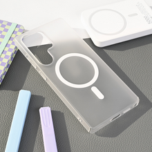 Zastitna futrola Magsafe mat PC - Samsung S938 Galaxy S25 Ultra bela.