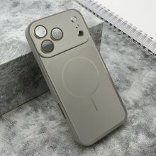 Zastitna futrola COLOR METAL MagSafe II - iPhone 17 Pro Max (6.9) srebrna (MS).